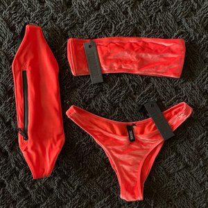 Triangl SM Bikini Set - Twinnie, Cherry Bomb